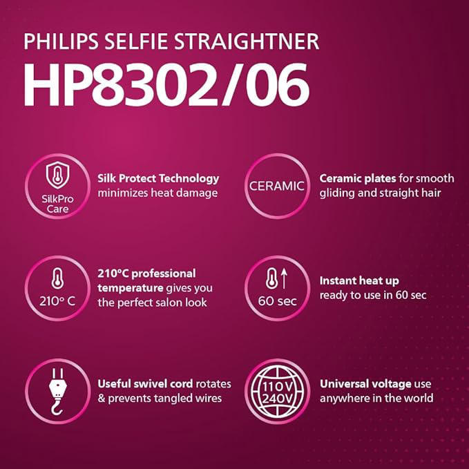 Philips HP8302 Hair Straightener For Women