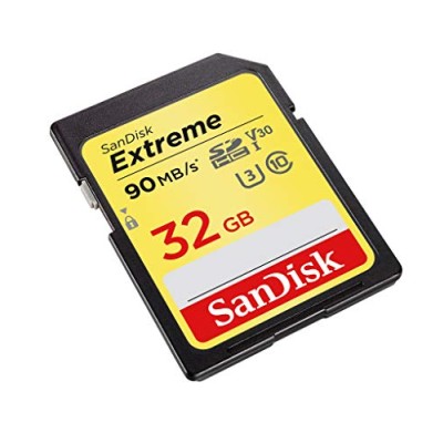 SanDisk 32 GB Extreme SDXC UHS-I 90MB/S 4K UHD SD Card