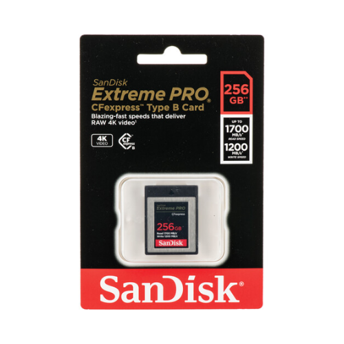 SanDisk 256GB Extreme PRO CFexpress Type B Memory Card
