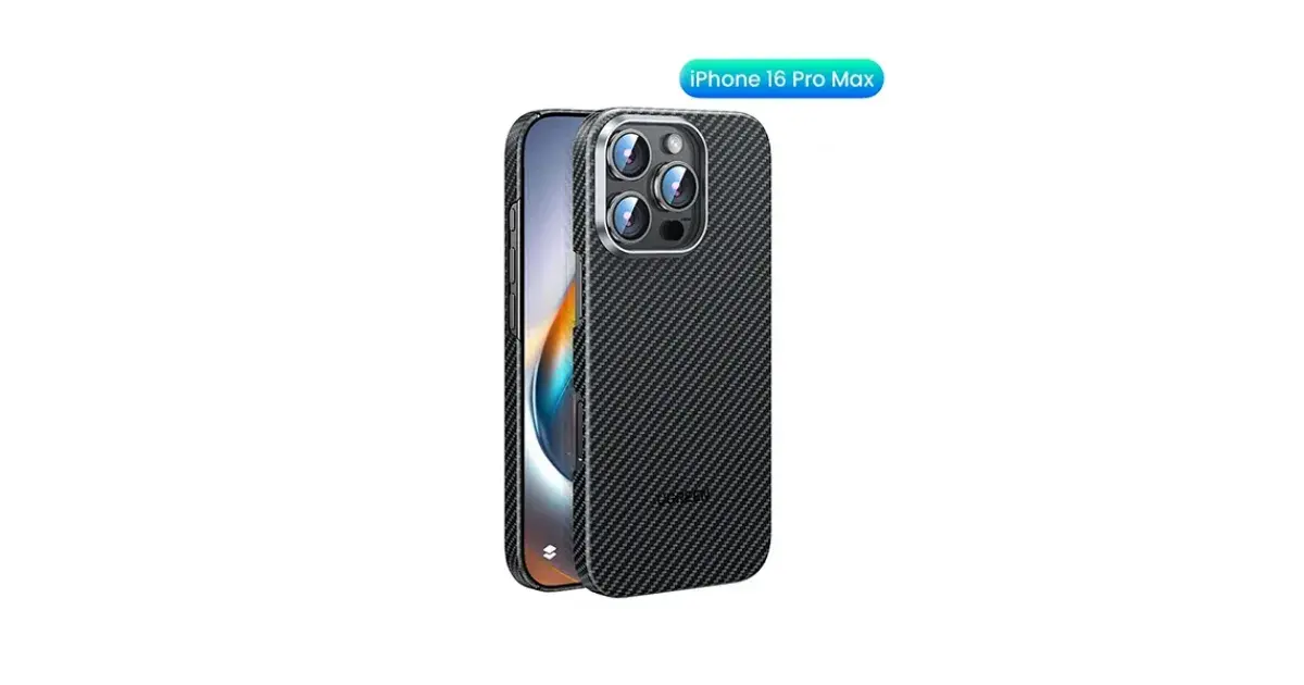 UGREEN CA122 (55332) Aramid Fiber Protective Case for iPhone 16 Pro Max