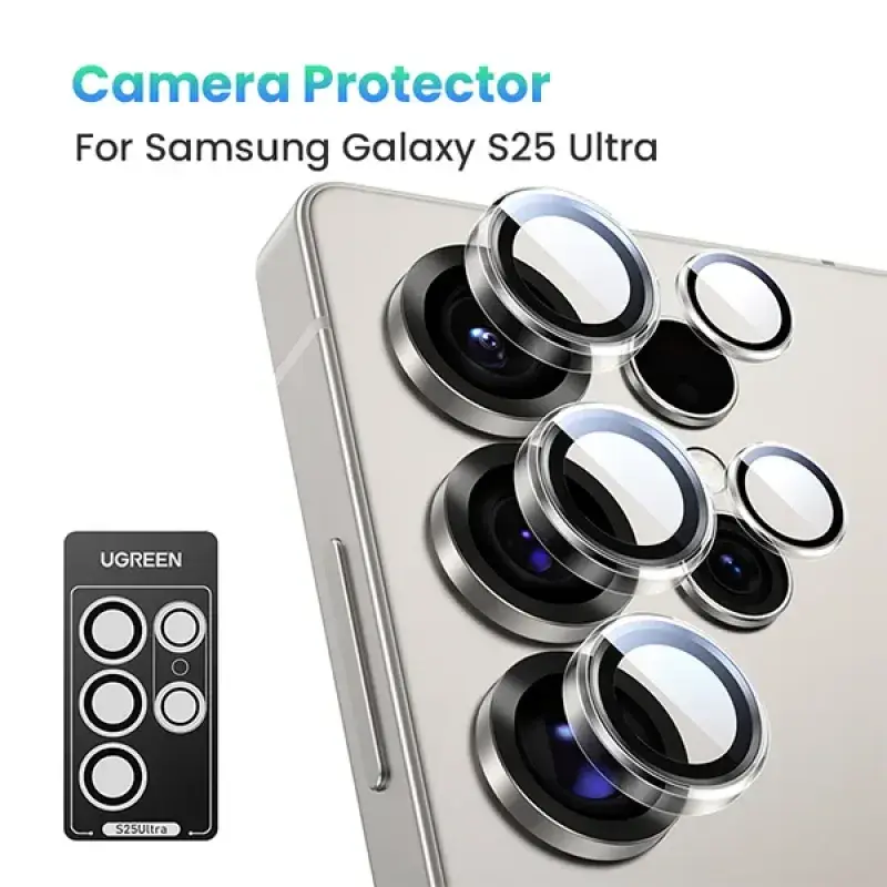 UGREEN SP881 (65170) HD Camera Lens Protector for Samsung Galaxy S25 Ultra 1-Pack