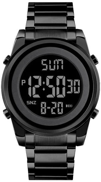 SKMEI 1611 Stainless Steel Analog Men’s Watch- Black