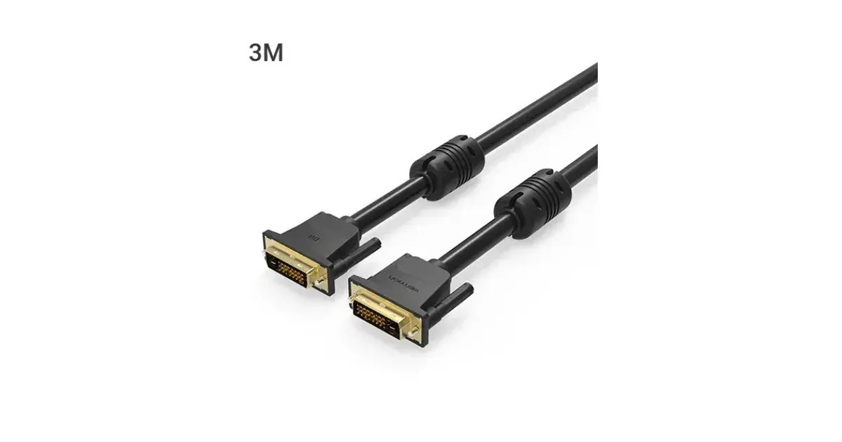 Vention EAABI DVI (24+1) Male to Male Cable - 3M