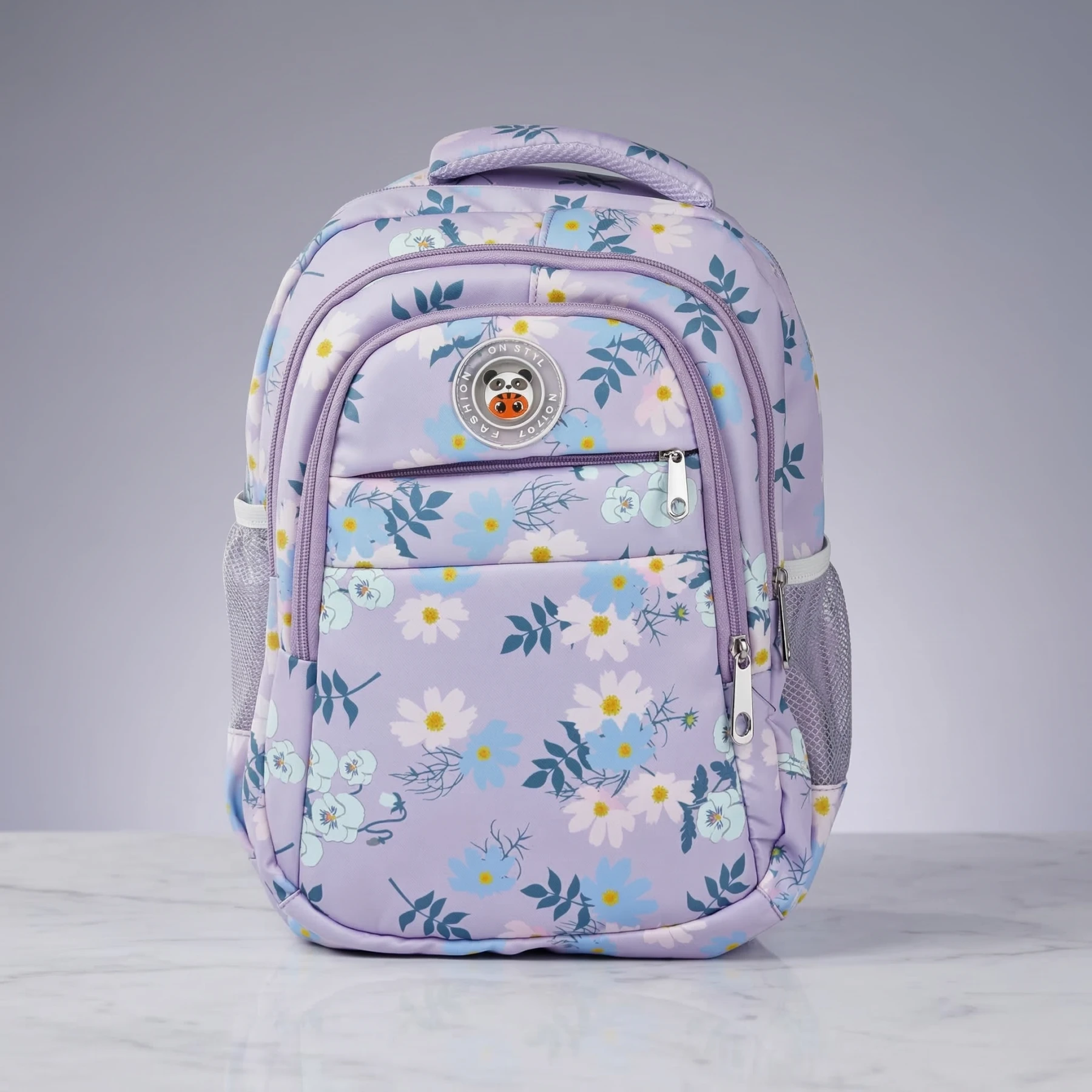 Floral Print Backpack For kids