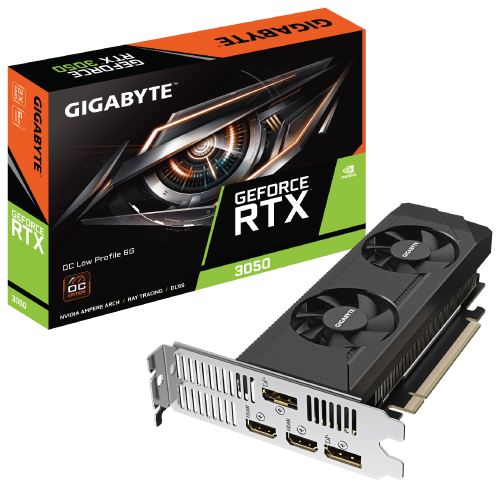 GIGABYTE NVIDIA GeForce RTX™ 3050 OC Low Profile 6G Graphics Card