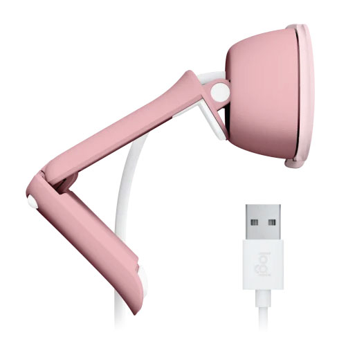 Logitech BRIO 100 Full HD Privacy Shutter Webcam Rose