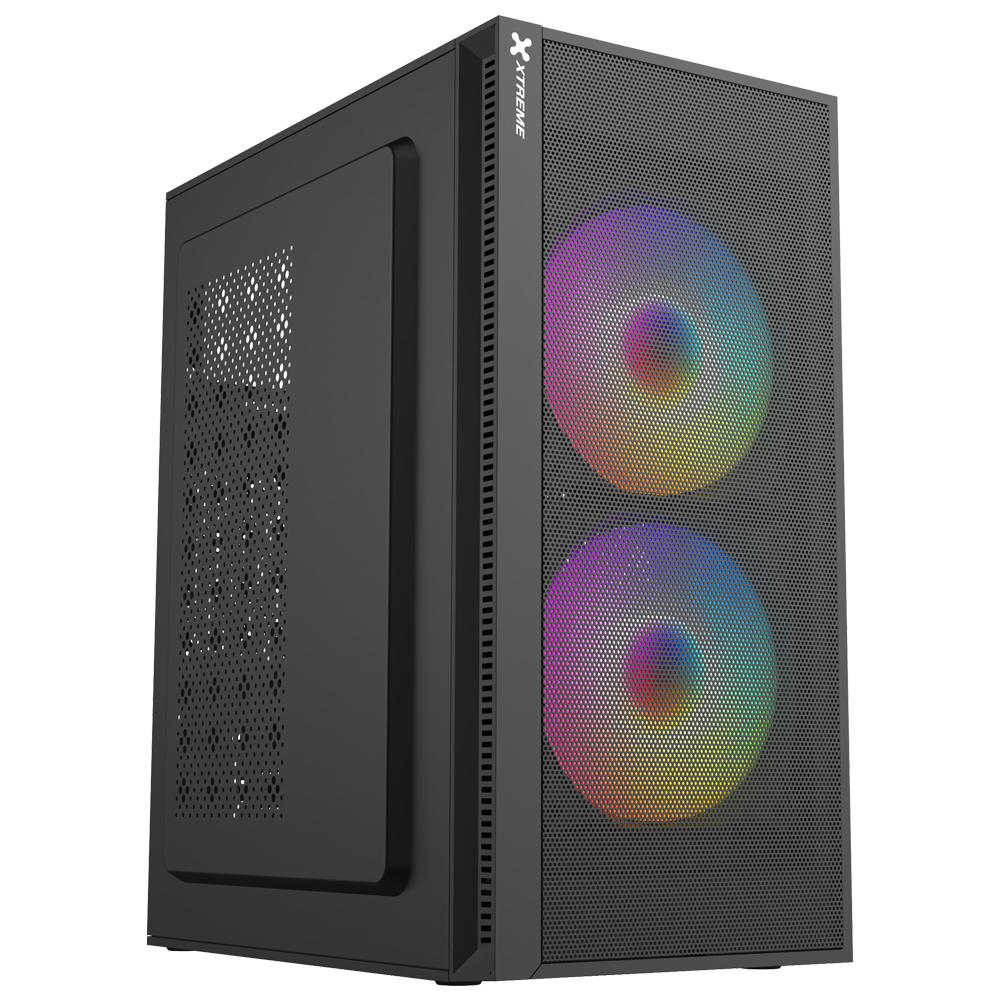 Xtreme M111 RGB Mid Tower Casing With 2 RGB Fan