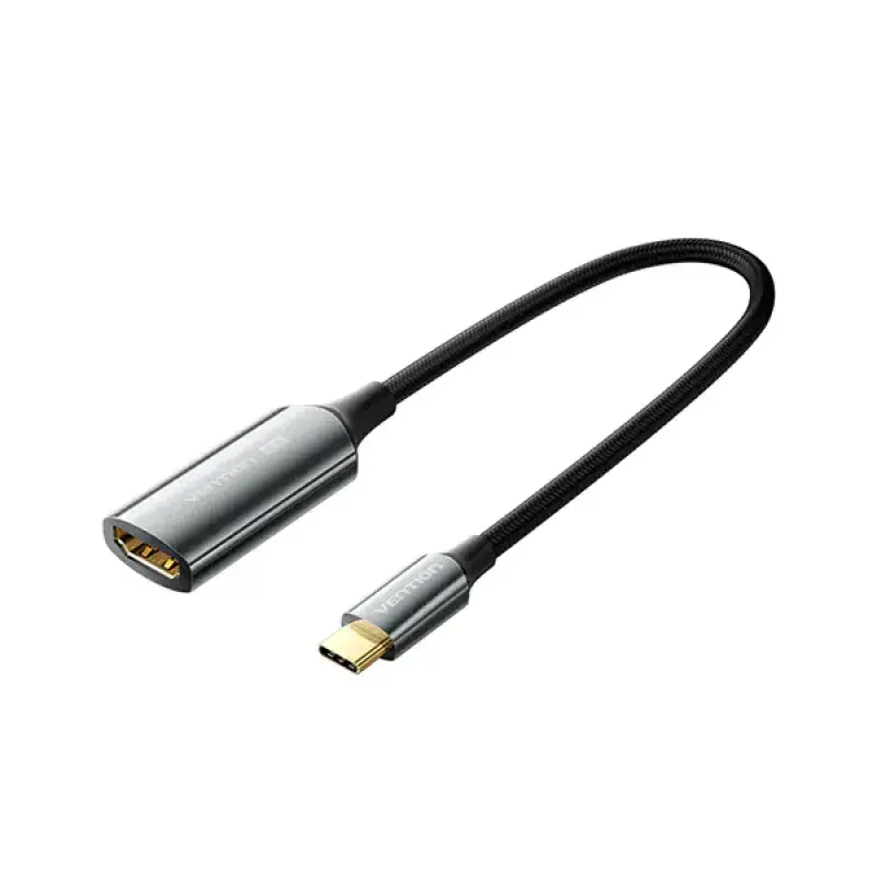 VENTION CREBC Cotton Braided USB-C to HDMI 4K Converter