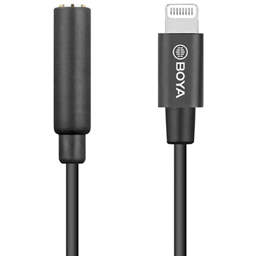 BOYA BY-K3 TRS to Male lightning adapter