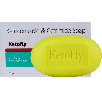 Leeford Ketofly Soap 75g Ketoconazole & Cetrimide Anti Fungal Medicated Soap