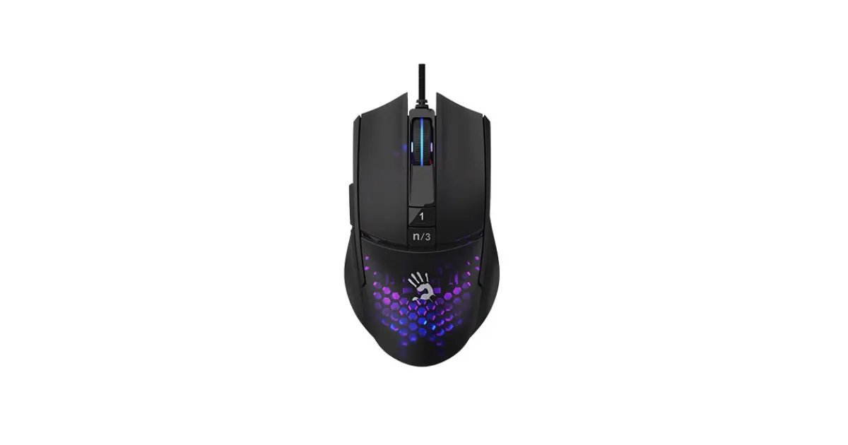 A4TECH Bloody L65 Max Honeycomb Lightweight RGB Gaming Mouse