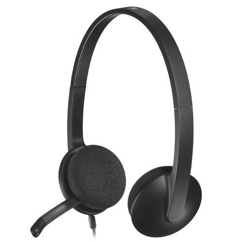 Logitech H340 USB Computer Headset with Noise-Cancelling Mic