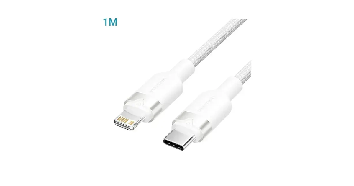 Vention LALWF 3A USB 2.0 Male Type-C to Lightning Cable - 1M