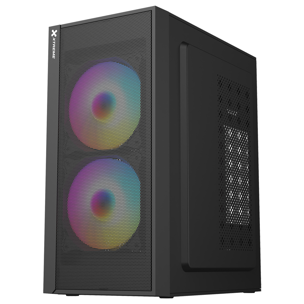 Xtreme M111 RGB Mid Tower Casing With 2 RGB Fan