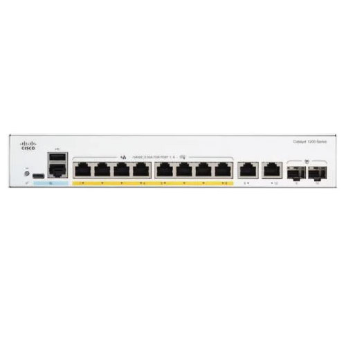 Cisco Catalyst C1200-8P-E-2G 8-Port Smart Switch