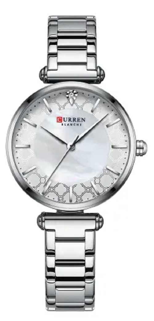 Curren 9072L Montre Femme Women’s Bracelet Watch – Silver