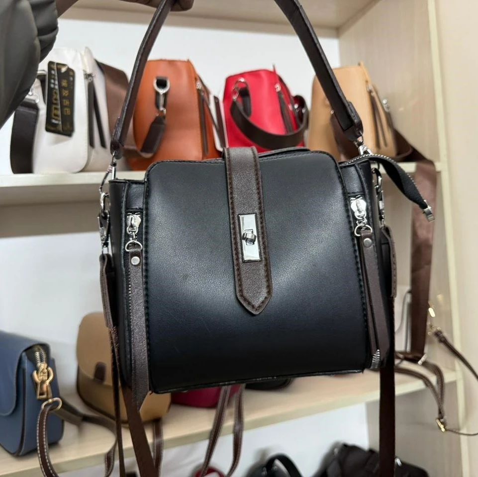 High-quality Messenger Bags For Women Luxury Crossbody Shoulder Bags Female(Black)