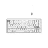 A4tech Fstyler FBX53C Dual-Mode (Bluetooth & 2.4G Wireless) Scissor Switch Wireless Keyboard - White (Only English Layout)
