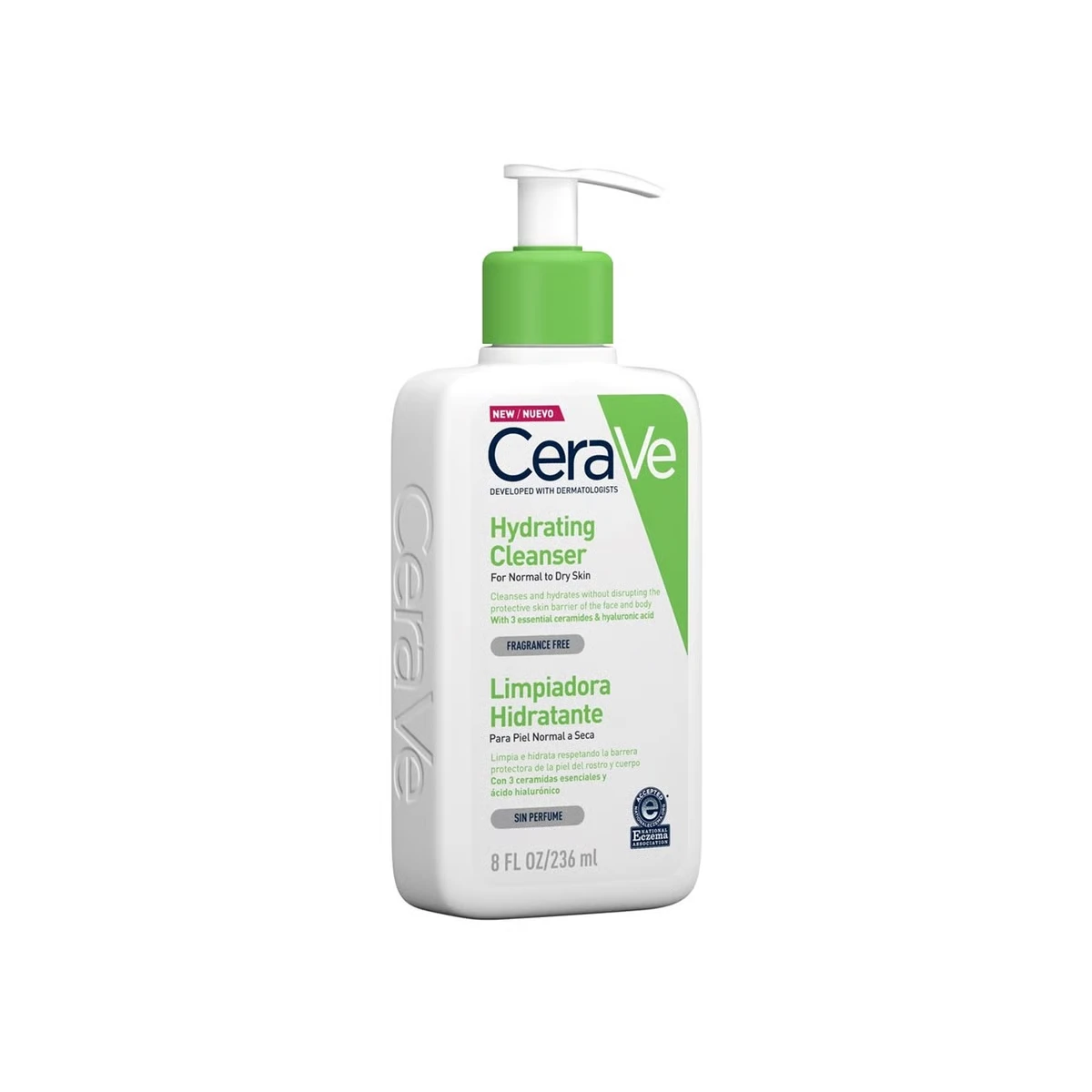 CeraVe Hydrating Cleanser For Normal To Dry Skin 236ml (Made in UK)