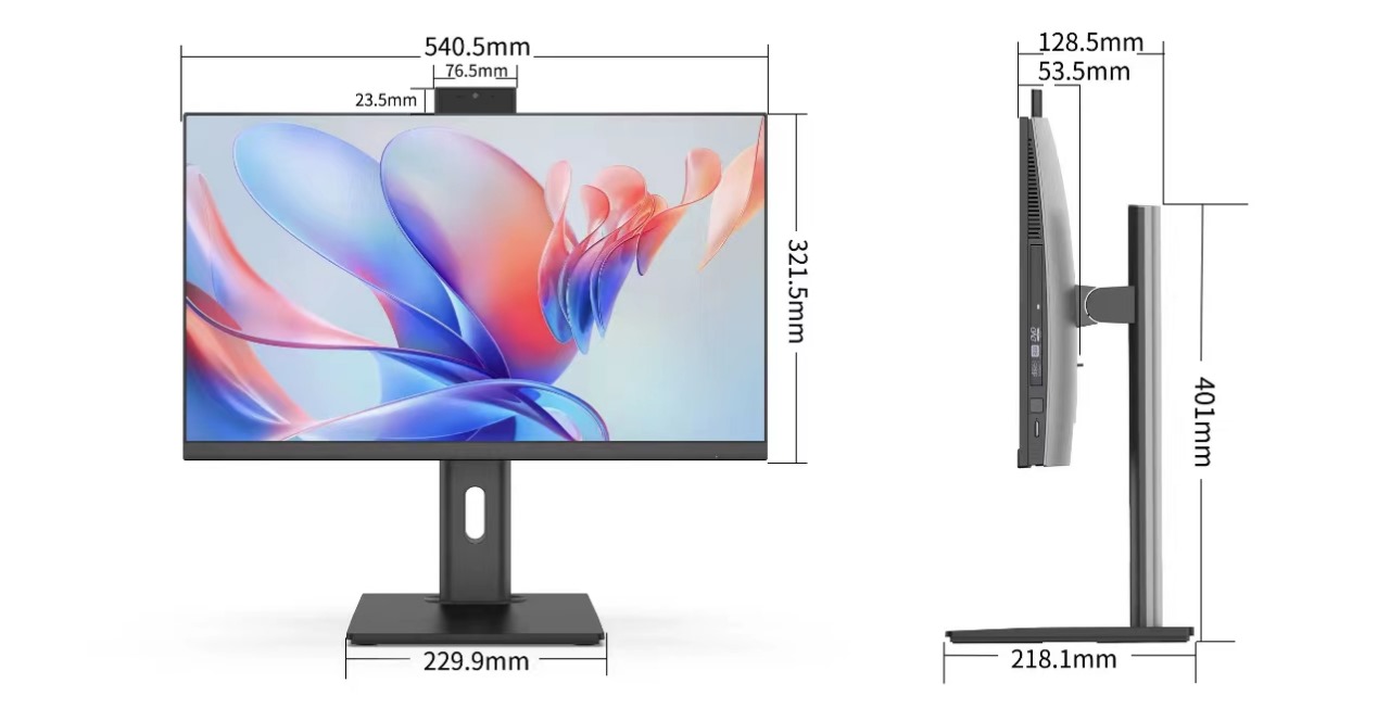SMART Q800 AIO Intel Core i5-11400 8GB RAM 512GB SSD 23.8 Inch FHD IPS Display