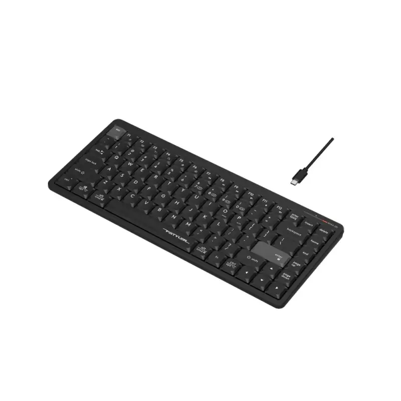 A4tech Fstyler FBX53C Dual-Mode (Bluetooth & 2.4G Wireless) Scissor Switch Wireless Keyboard - Black (Only English Layout)