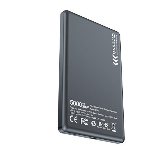 Choetech 5000mAh PD 20W Magnetic Power Bank (B738)
