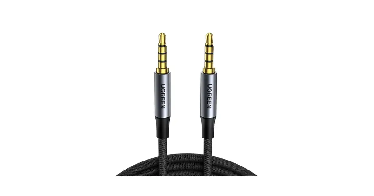 UGREEN AV183 (10648) 3.5mm 4-Pole M/M Audio Cable - 1M