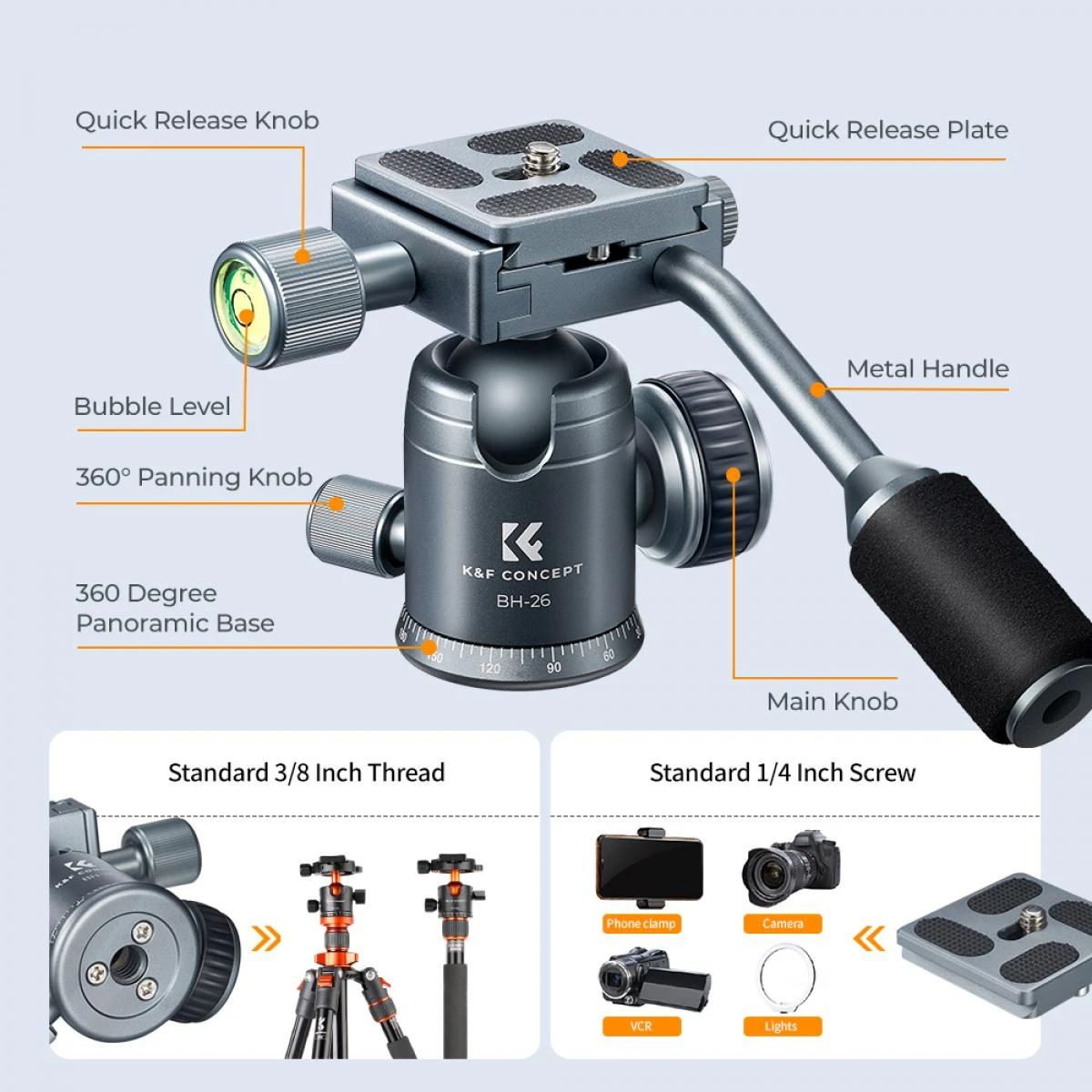 K&F Concept KF31.049 V1 BH-26