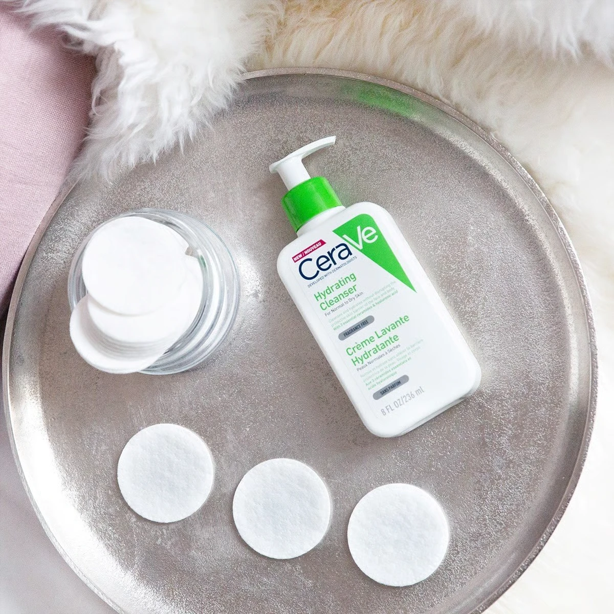 CeraVe Hydrating Cleanser For Normal To Dry Skin 236ml (Made in UK)