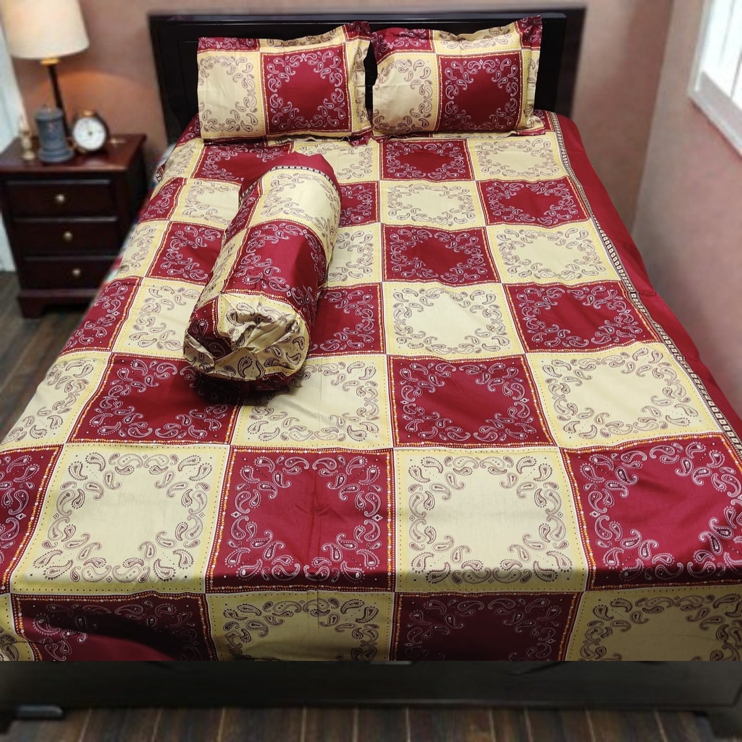 Twill cotton bed sheet
