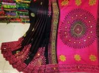 এমব্রয়ডাড়ী ধুপিয়ানসিল্ক শাড়ী