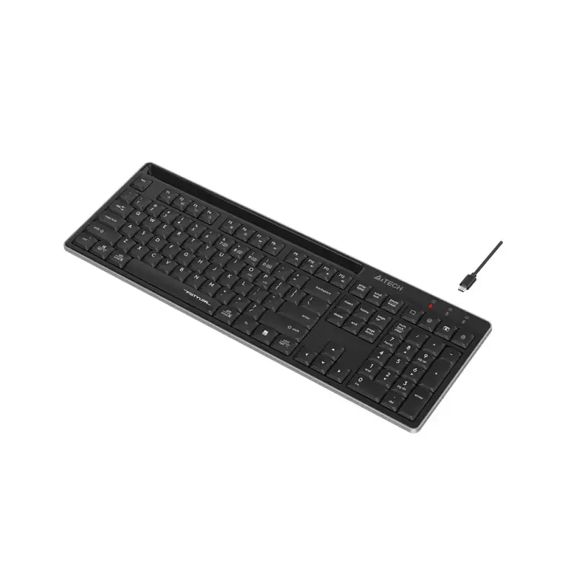 A4tech Fstyler FBX72C Dual-Mode (Bluetooth & 2.4G Wireless) Scissor Switch Wireless Keyboard - Black (Only English Layout)