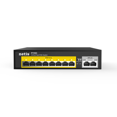 Netis P110C 8POE+2RJ45 100M Standard POE Switch
