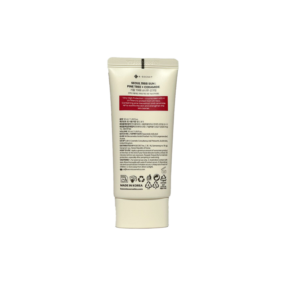 K-Secret Seoul 1988 Sun : Pine Tree + Ceramide 50 ml