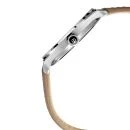 Titan Workwear Men’s Urban Edge Lustrous Silver Dial Leather Watch- 1802SL01