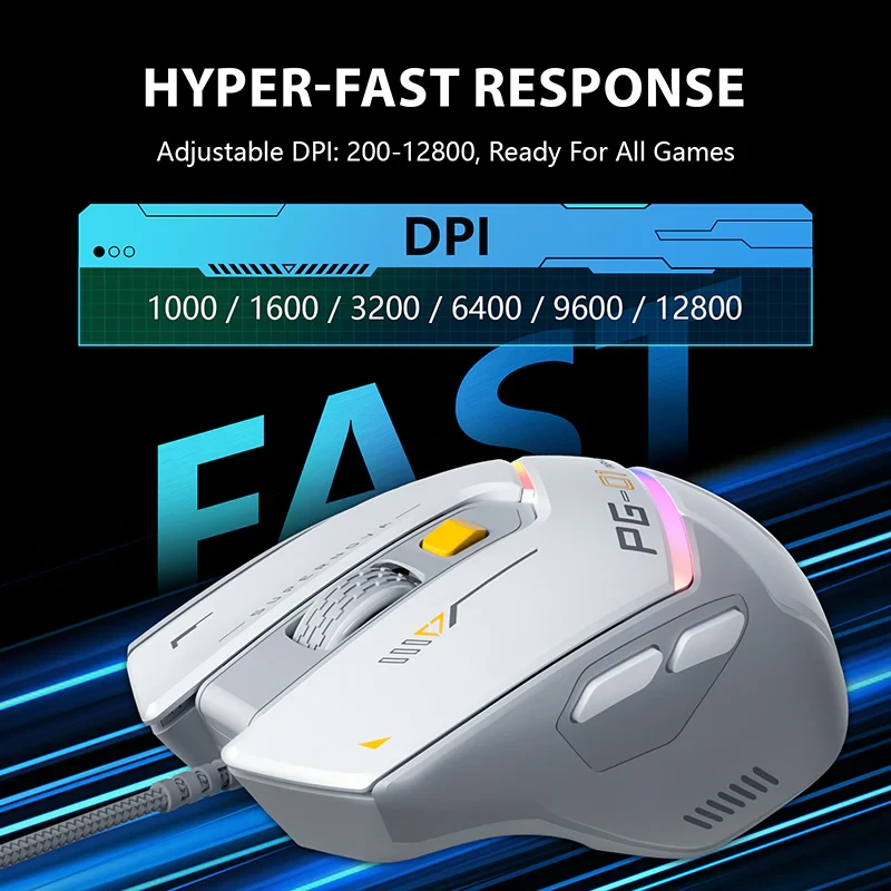 Inphic PG1 Wired and RGB Gaming Mouse