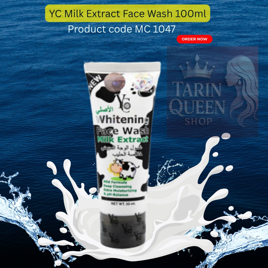 YC Milk Extract Whitening Face Wash – 100ml (Product code 1047 )