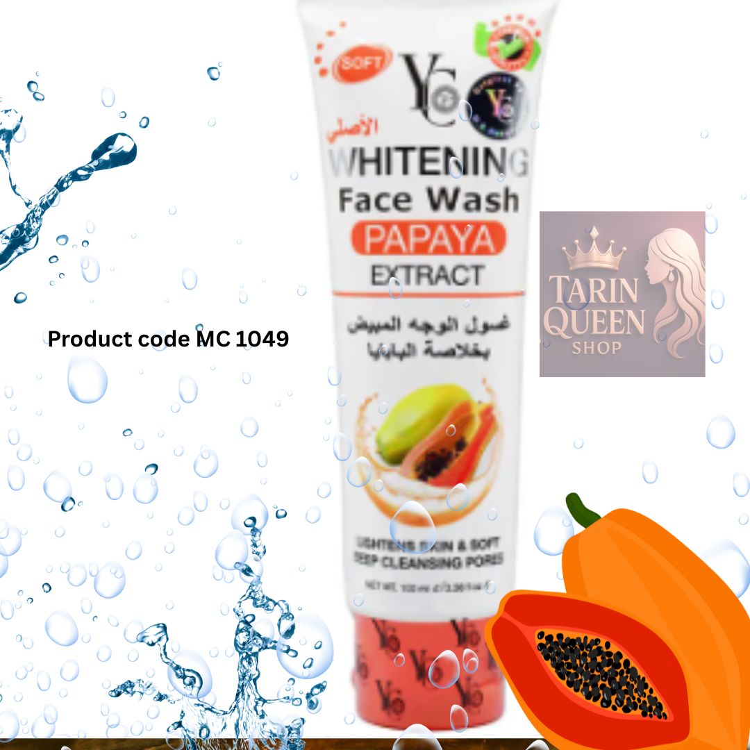 YC Papaya Extract Whitening Face Wash 100 Ml (Product code MC 1049 )