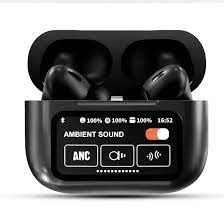 A9 Pro ANC ENC Wireless Earbuds Touch Control Double Dark No