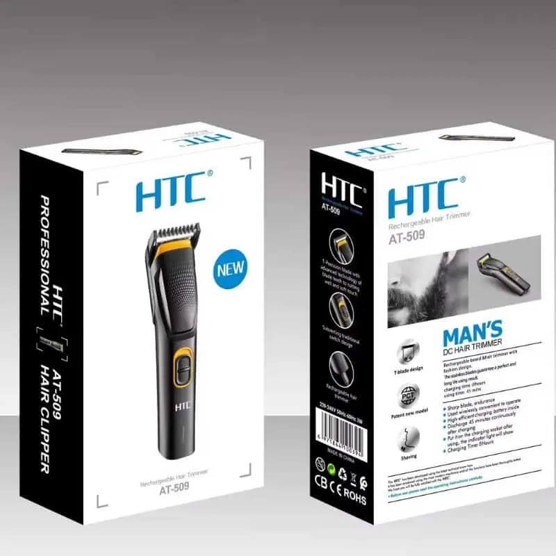 HTC AT-509 Rechargeable Men’s Beard Trimmer Code : 8506