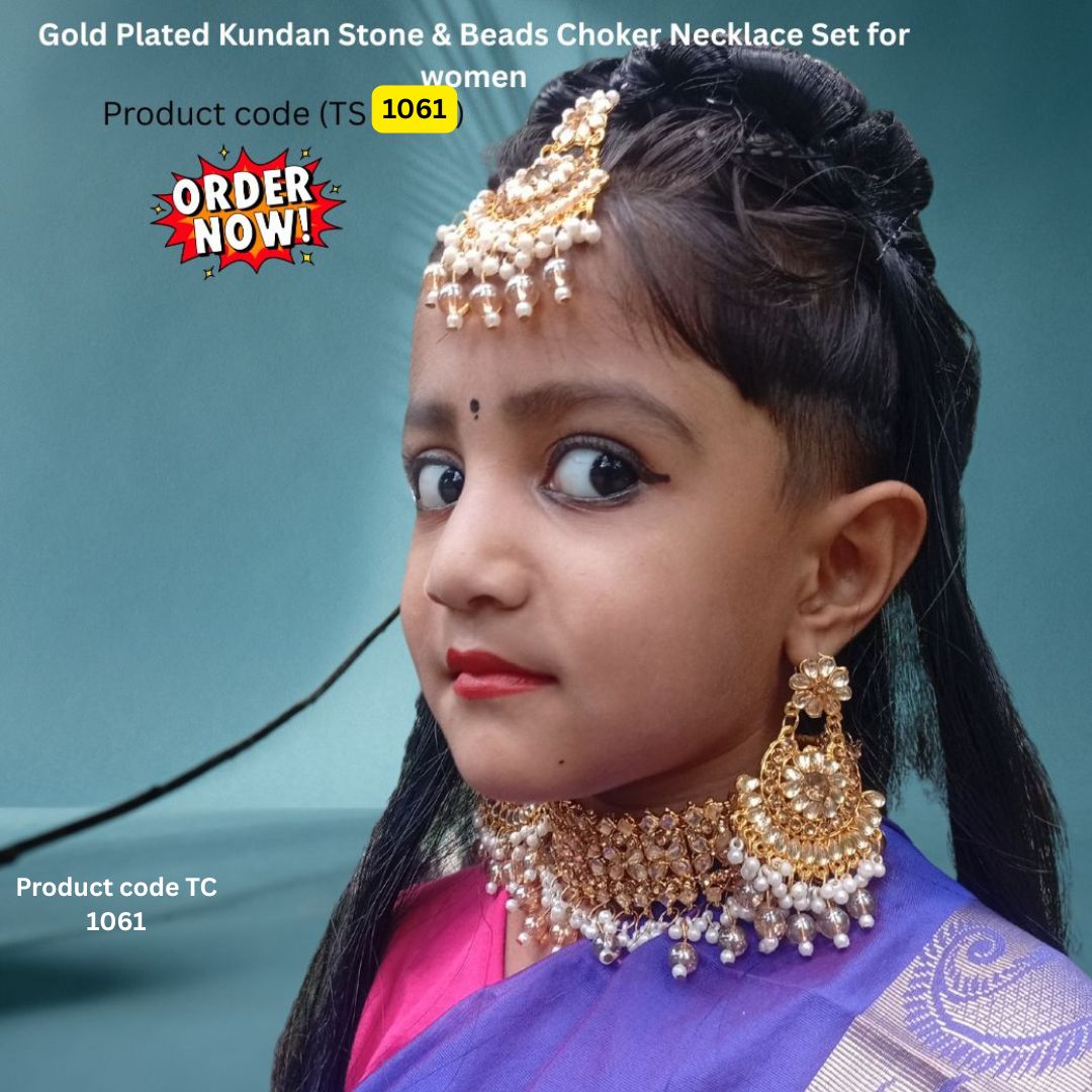 Traditional South Indian Style Necklace Set for Women ( Product code TC 1061)