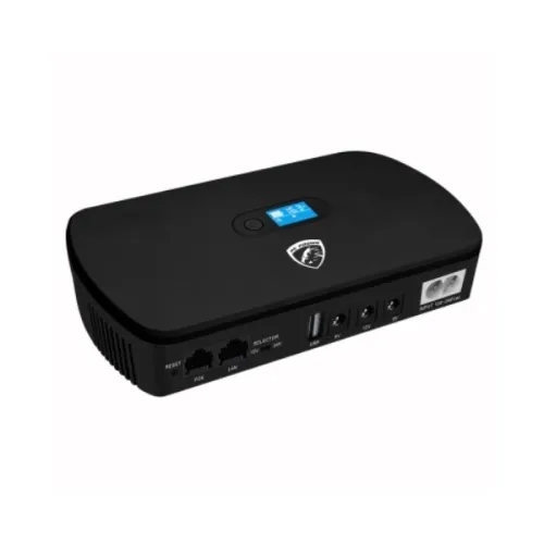 PC Power PCMU1018LED 13200mAh Mini UPS with LED Indicator | Multi-Output 5V/9V/12V DC & 15V/24V PoE | Router UPS | ONU | IP Camera Power Backup | 18W Max | 1-Year Warranty