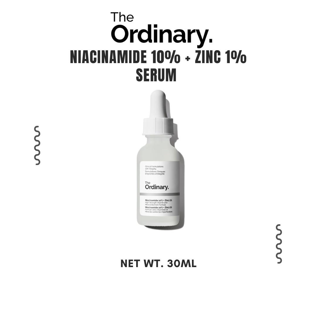 The Ordinary Niacinamide 10% + Zinc 1% Serum – 30ml