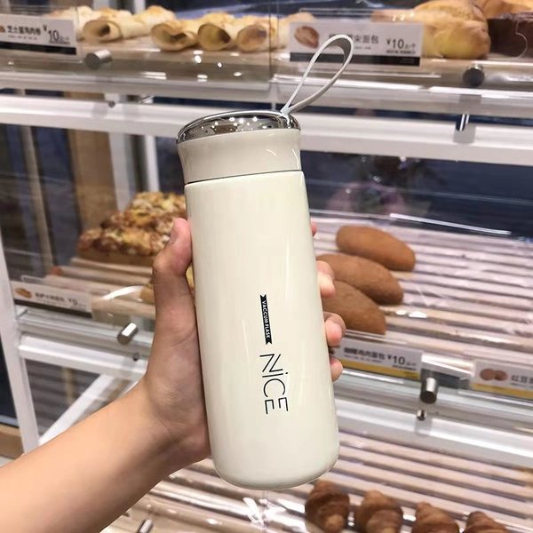 400ml Vacuum Water Bottle – Hot & Cold Thermos with Stylish Leak-Proof Design