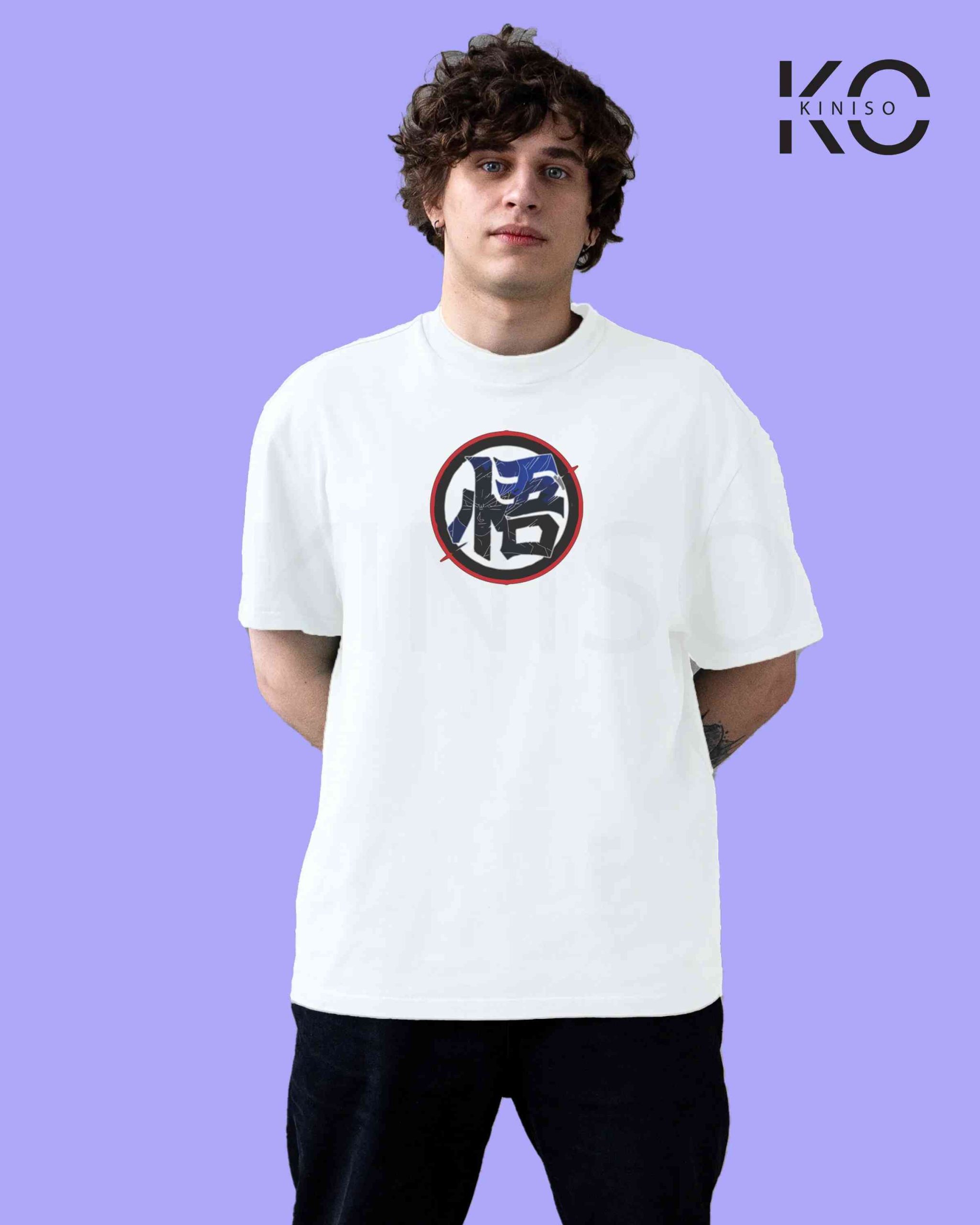 Dragon Ball Goku Printed Oversized Anime Themed T-Shirts
