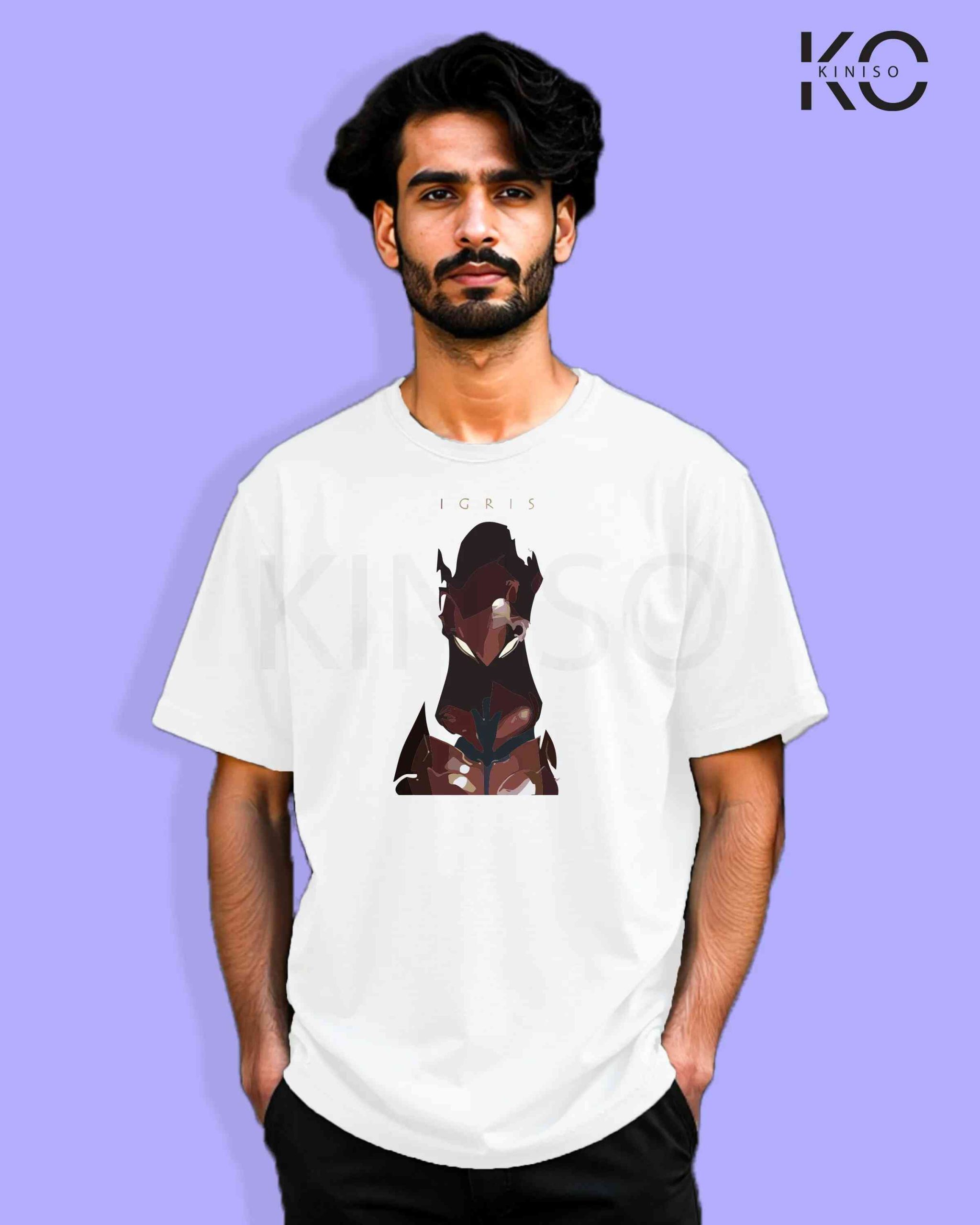 Solo Leveling Inspired Design “Igris” Printed T-Shirts for Anime Lovers in Bangladesh