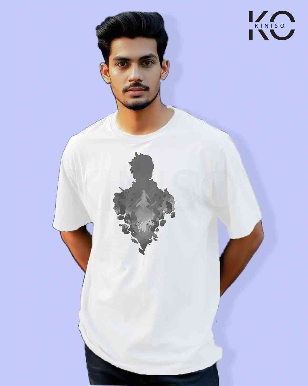 Solo Leveling Inspired “Sung Jin-Woo Black Shadow” Printed T-Shirts for Anime Lovers in Bangladesh