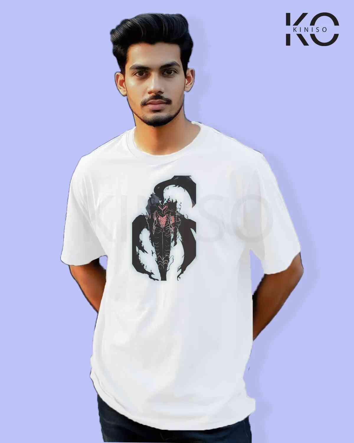 Solo Leveling Inspired “Igris-Shadow” Printed T-Shirts for Anime Lovers in Bangladesh