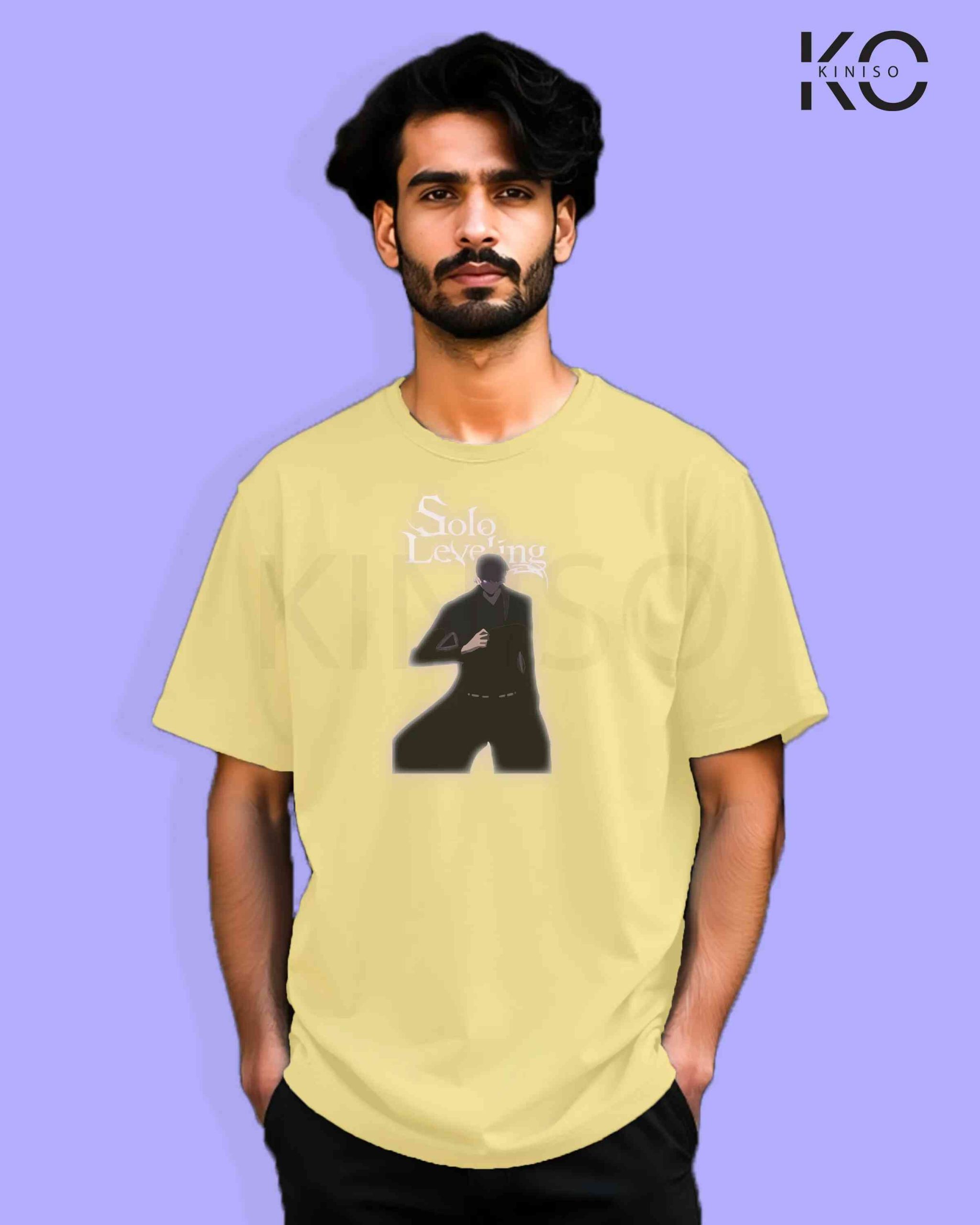 Solo Leveling Inspired “Sung Jin-Woo Hero” Printed T-Shirts for Anime Lovers in Bangladesh
