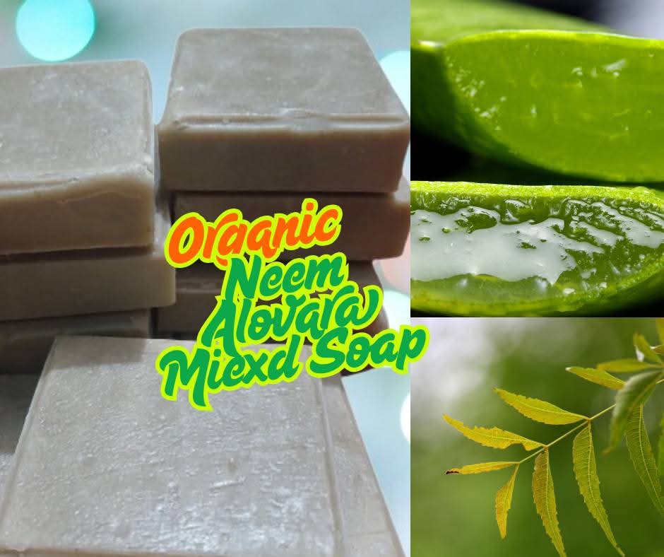 নিম এলোভেরার মিক্স হোমমেট সাবান